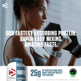 Dymatize ISO100 Hydrolyzed Whey Protein Powder, Fruity Pebbles