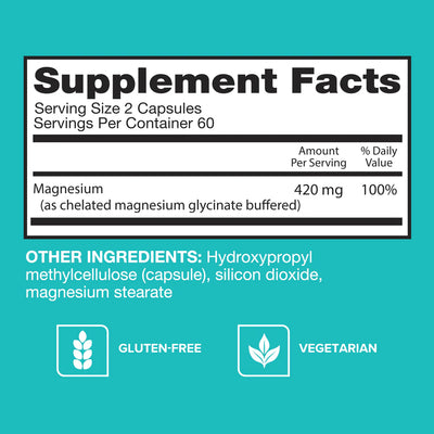 Qunol Magnesium Glycinate 420mg - view 3