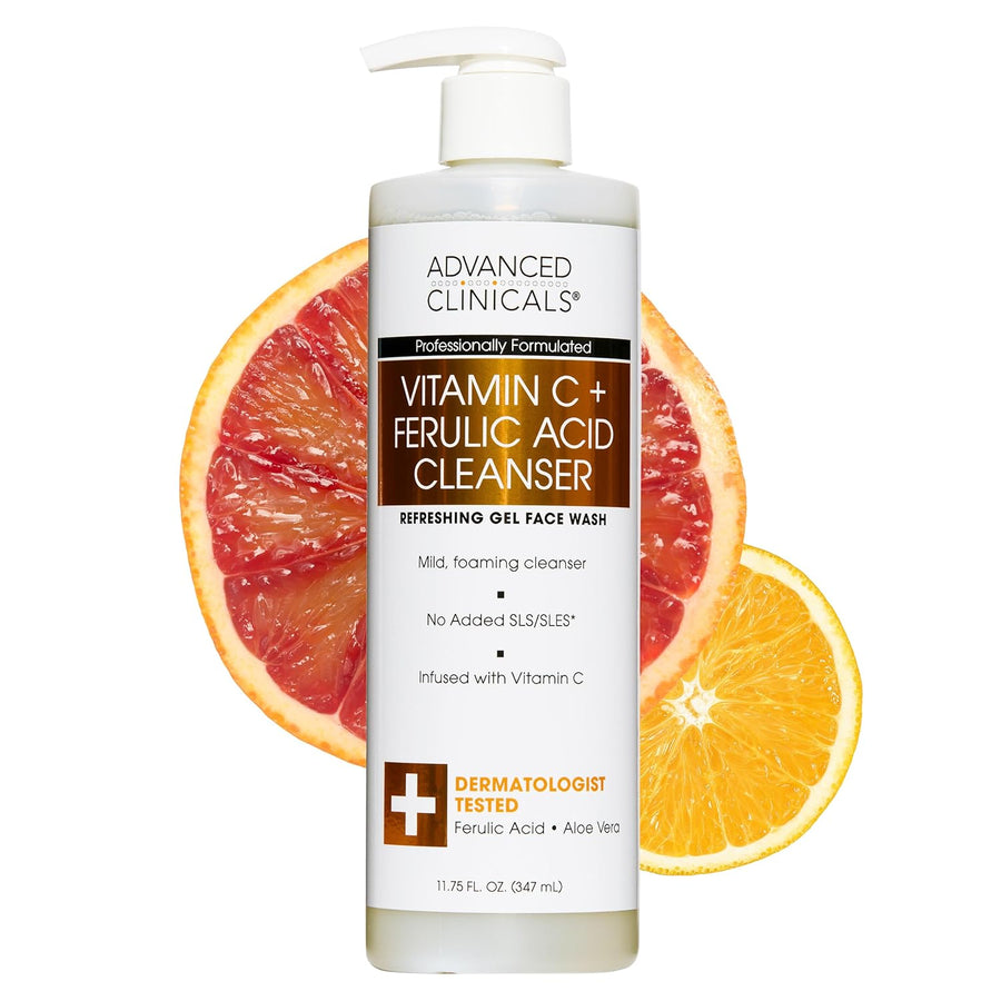 Advanced Clinicals Vitamin C + Ferulic Acid Cleanser