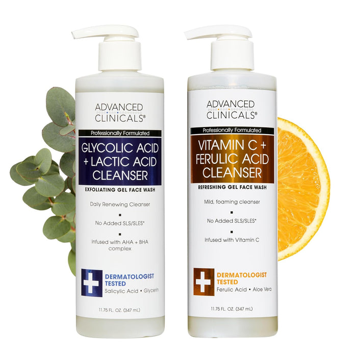 Advanced Clinicals Vitamin C + Ferulic Acid Cleanser