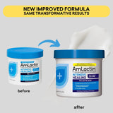 AmLactin Intensive Healing Body Cream, 12 oz Tub, 2-in-1 Exfoliator and Moisturizer - Kenya