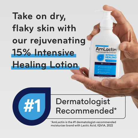 AmLactin Intensive Healing Body Lotion for Dry Skin, 7.9 oz Pump Bottle - Kenya