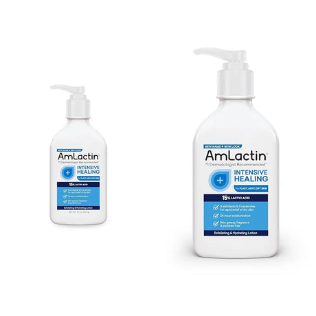 AmLactin Intensive Healing Body Lotion for Dry Skin, 7.9 oz Pump Bottle - Kenya