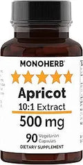 Apricot Extract 500 mg - 90 Vegetarian Capsules image 1