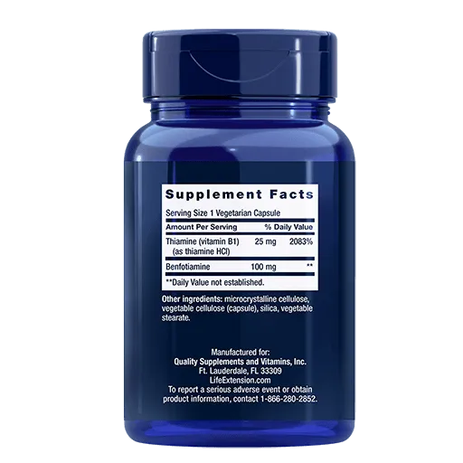 Benfotiamine with Thiamine