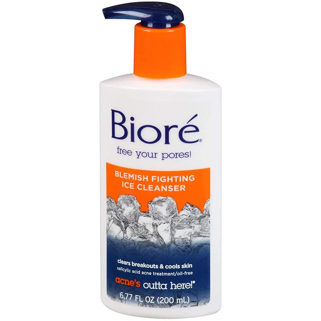 Biore 2% Salicylic Acid Blemish-Fighting Ice Cleanser Acne Treatment, - Kenya