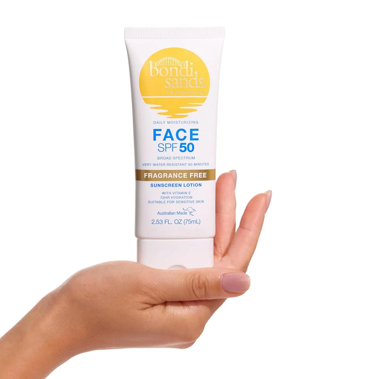 Bondi Sands Fragrance Free Daily Sunscreen Face Lotion SPF 50 - Kenya