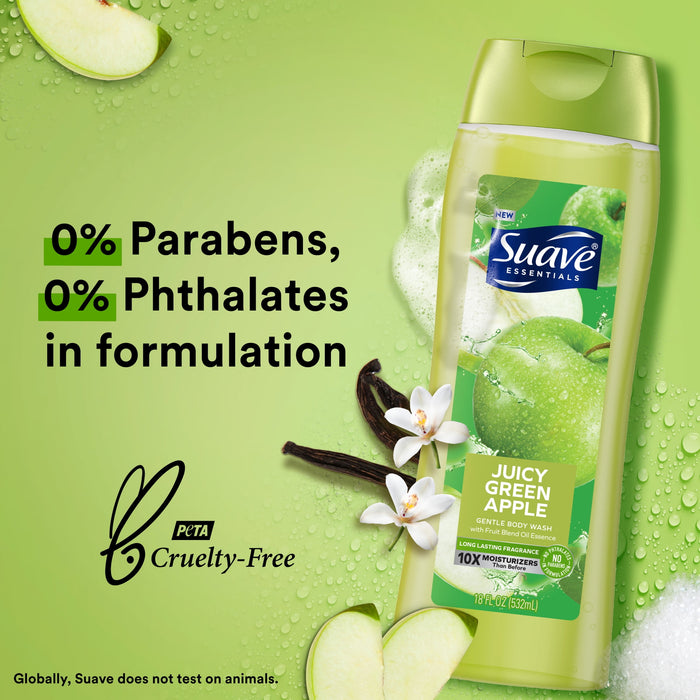 Suave Juicy Green Apple Body Wash