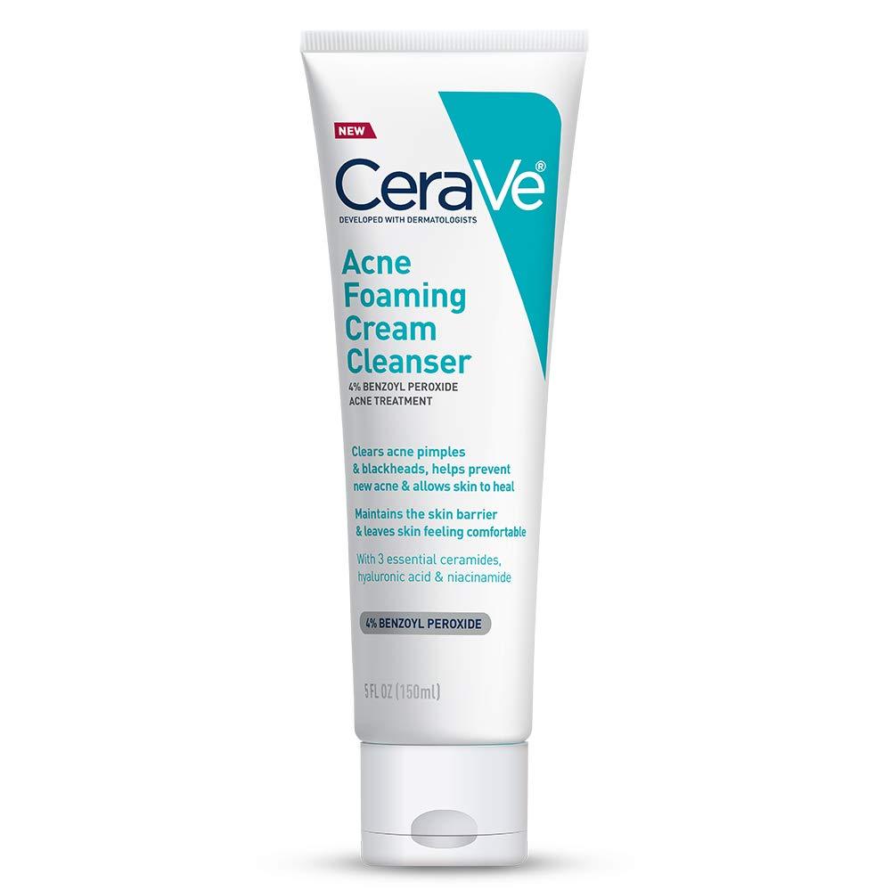 Cerave Acne Foaming Cream Cleanser 4% Benzoyl Peroxide - Kenya
