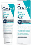 CeraVe Acne Foaming Cream Wash 10% Benzoyl Peroxide image 1
