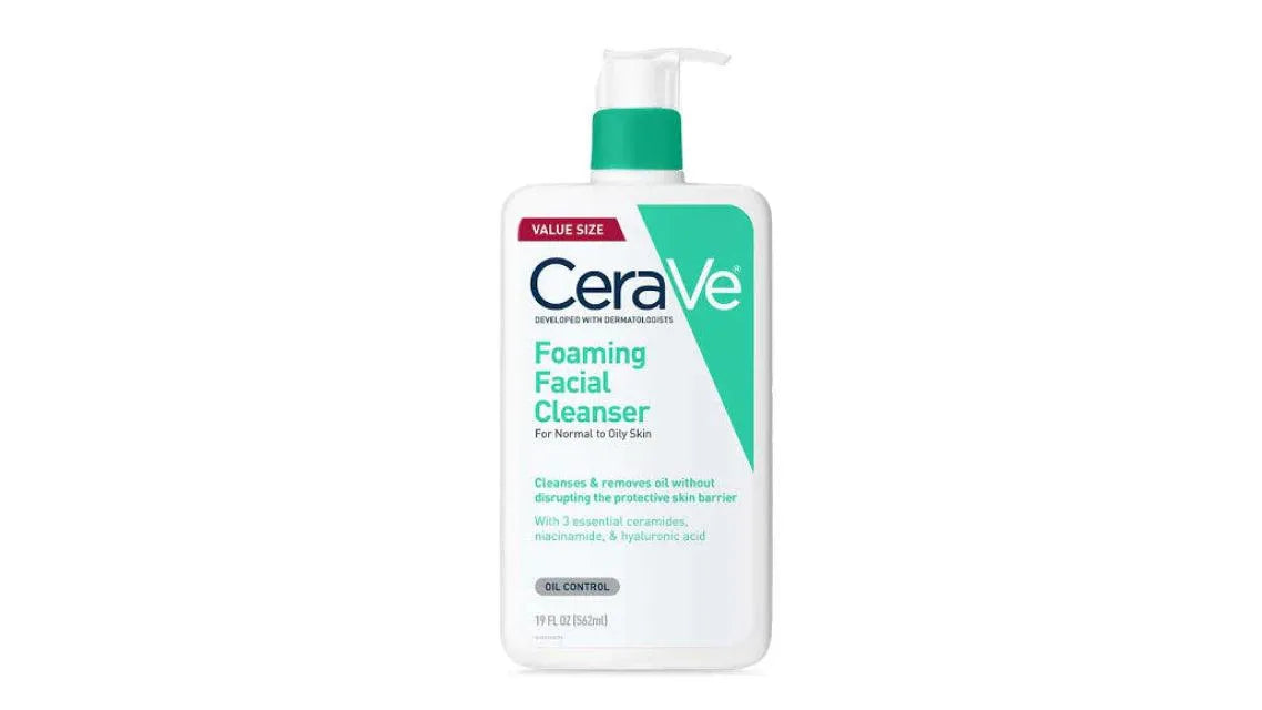 Cerave Foaming Facial Cleanser, for Normal to Oily Skin - Kenya