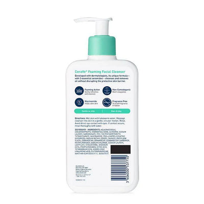 Cerave Foaming Facial Cleanser, for Normal to Oily Skin - view 2