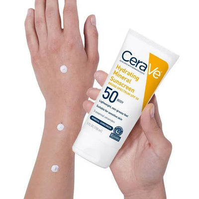 Cerave SPF 50 Hydrating Mineral Sunscreen (Body) - view 5