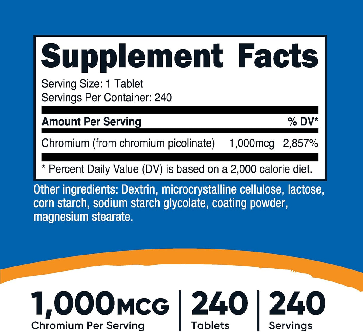 Chromium Picolinate 1000mcg - Kenya