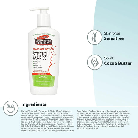 Cocoa Butter Massage Lotion for Pregnancy Stretch Marks - Kenya