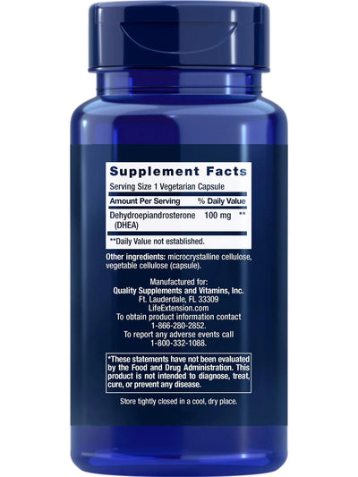 DHEA 100mg Life Extension - view 2