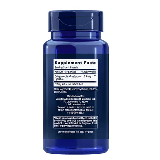 DHEA 25mg Life Extension
