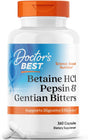 Doctor's Best Betaine HCI Pepsin & Gentian Bitters - Kenya