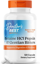 Doctor's Best Betaine HCI Pepsin & Gentian Bitters - Kenya