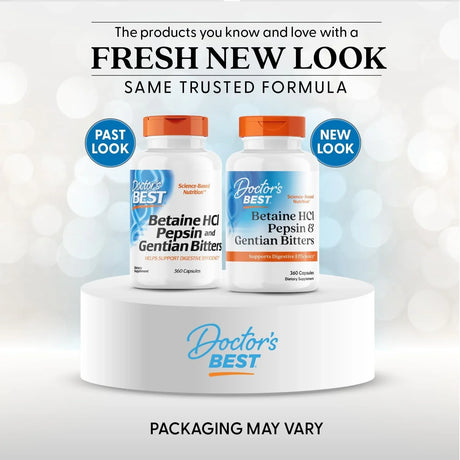Doctor's Best Betaine HCI Pepsin & Gentian Bitters - Kenya