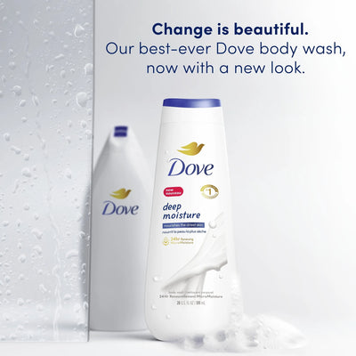 Dove Deep Moisture Nourishing Long Lasting Body Wash, 20 fl oz - view 5