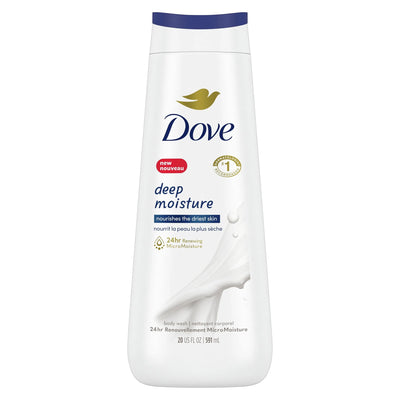 Dove Deep Moisture Nourishing Long Lasting Body Wash, 20 fl oz - view 1