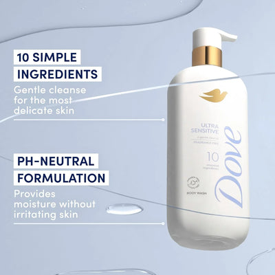 Dove Fragrance Free Body Wash Ultra Sensitive - view 4