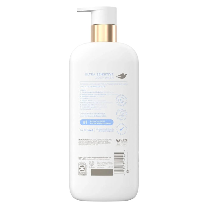 Dove Fragrance Free Body Wash Ultra Sensitive