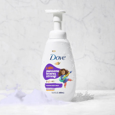 Dove Kids Care Foaming Liquid Body Wash Berry Smoothie Hypoallergenic Skin Care for Kids, 13.5 oz - Kenya
