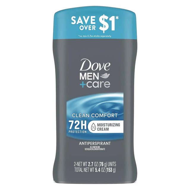 Dove Men+Care Antiperspirant Deodorant Stick Clean Comfort 72hrs - Kenya