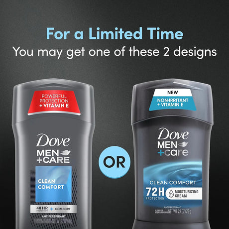 Dove Men+Care Antiperspirant Deodorant Stick Clean Comfort 72hrs - Kenya