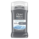 Dove Men+Care Antiperspirant Deodorant Stick Clean Comfort 72hrs - Kenya