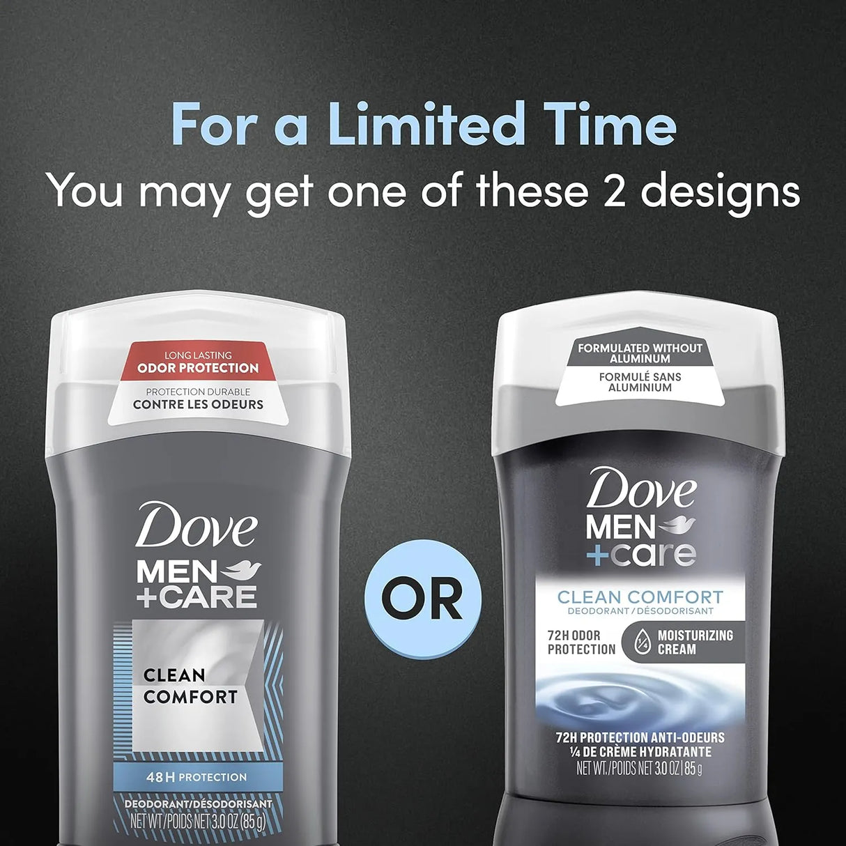 Dove Men+Care Antiperspirant Deodorant Stick Clean Comfort 72hrs - Kenya