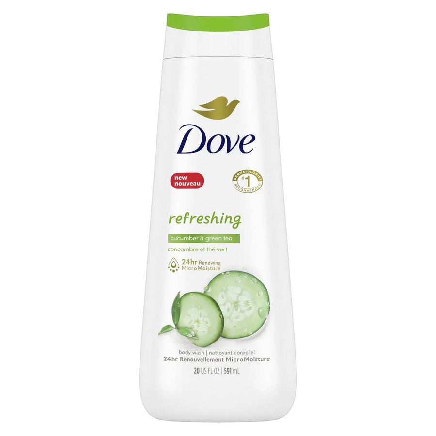 Dove Refreshing Body Wash Cucumber and Green Tea 20 oz