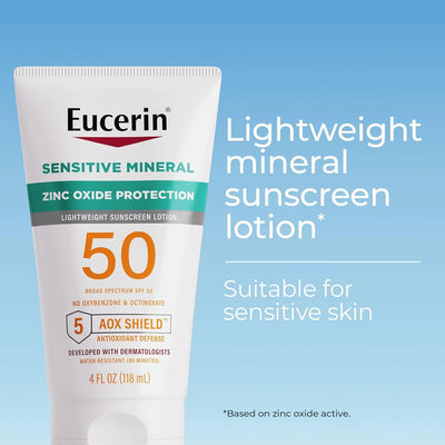 Eucerin Sensitive Mineral Sunscreen Lotion SPF 50 - view 2
