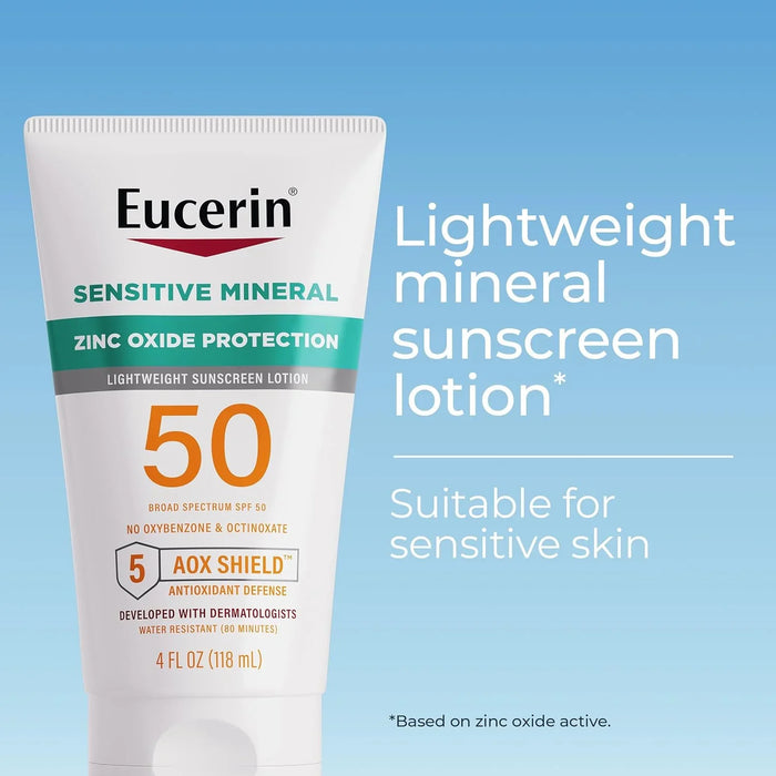 Eucerin Sensitive Mineral Sunscreen Lotion SPF 50