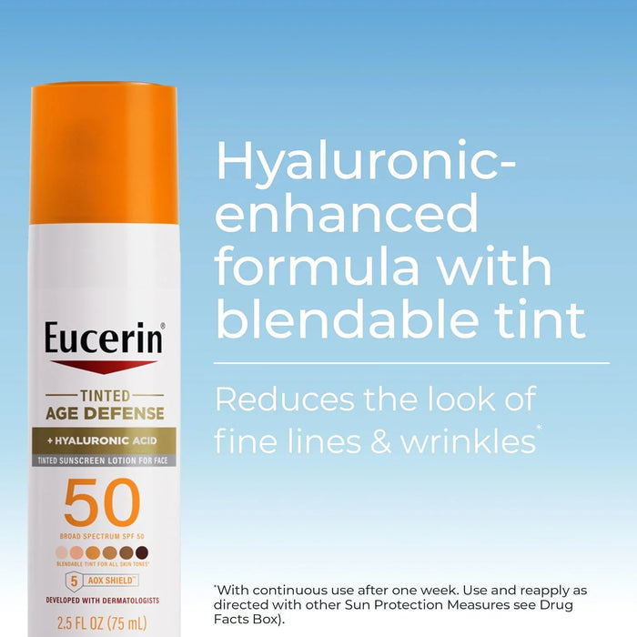 Eucerin Sun Tinted Age Defense SPF 50 Sunscreen