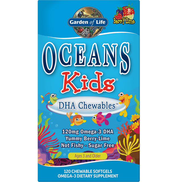 Garden of Life Oceans DHA Supplement for Kids with 120mg of Omega 3 - Kenya