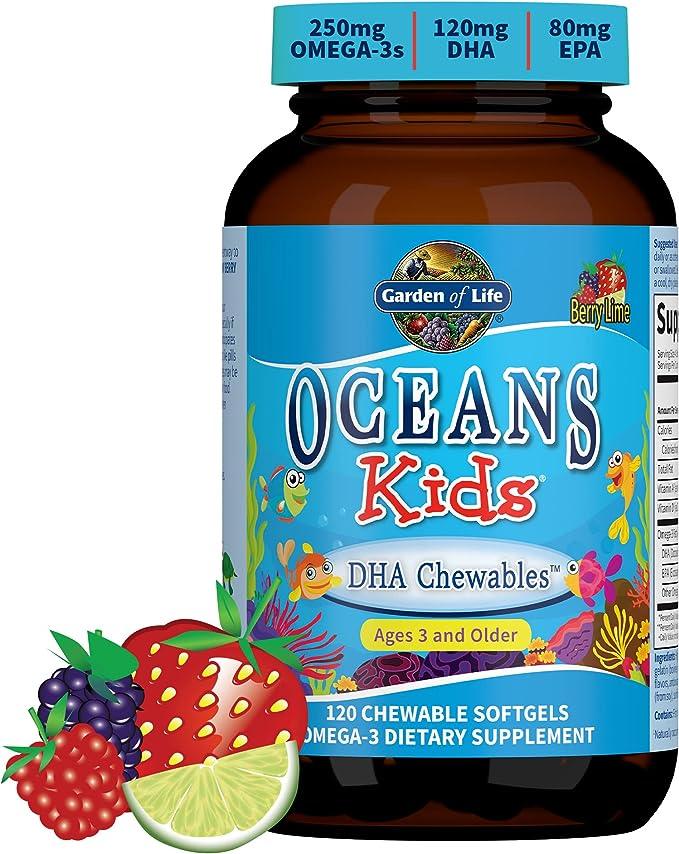 Garden of Life Oceans DHA Supplement for Kids with 120mg of Omega 3 - Kenya