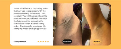 GLO Melanin Turmeric Scrub for Dark Spots Brightening 110g - view 11