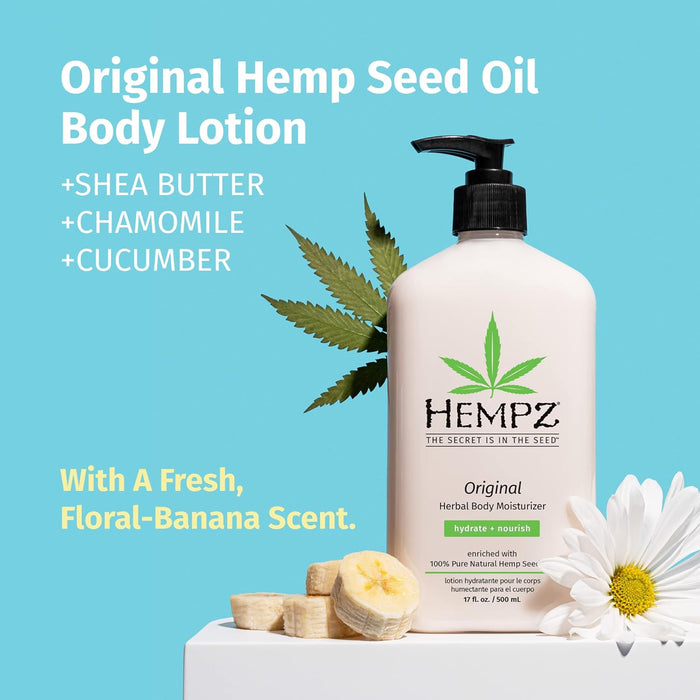 Hempz Original Natural Hemp Seed Oil Body Moisturizer