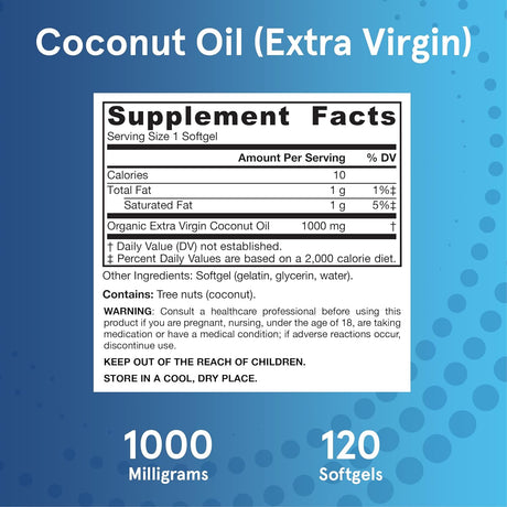 Jarrow Coconut Oil (Extra Virgin) - Kenya