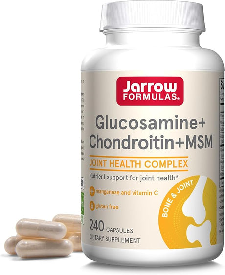 Jarrow Formulas Glucosamine + Chondroitin + MSM Capsules 240 capsules Kenya - Kenya
