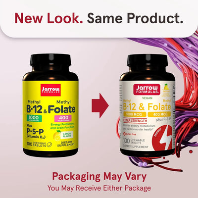 Jarrow Methyl B-12 & Methyl Folate Lemon - view 3