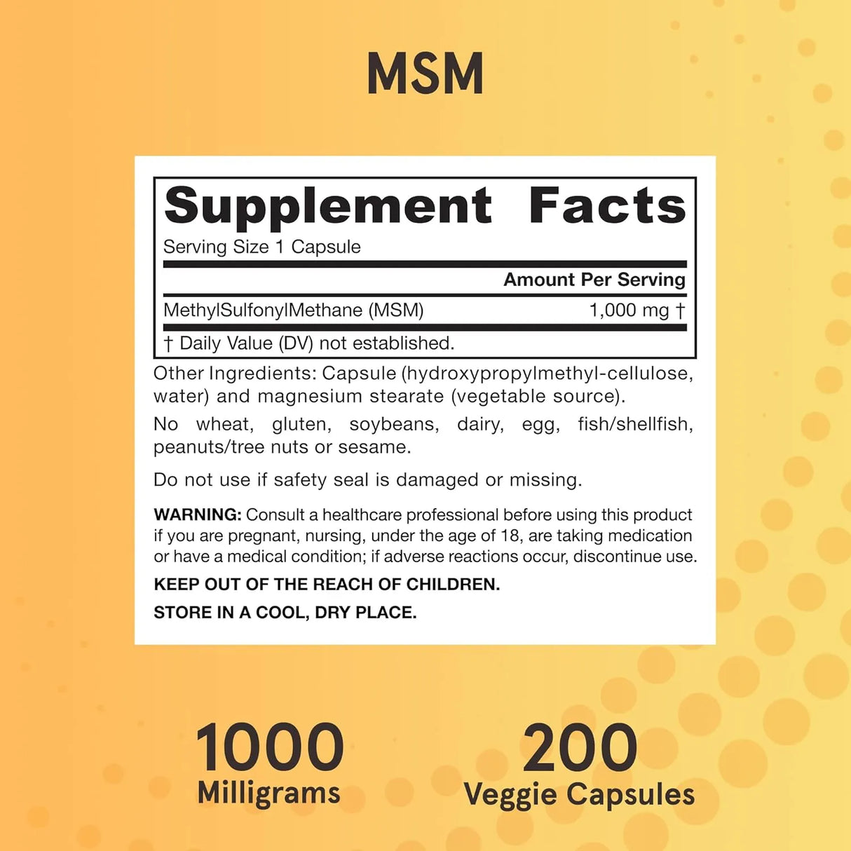 Jarrow MSM - Joints Supplement - Kenya