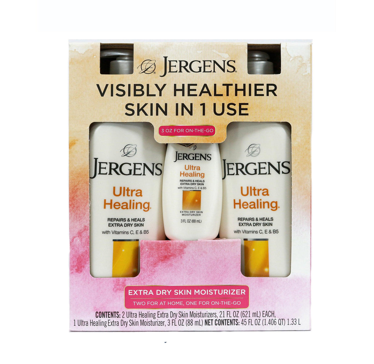 Jergens Lotion Ultra Healing Body Lotion 3 Pack - Kenya