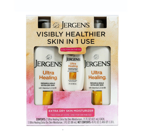 Jergens Lotion Ultra Healing Body Lotion 3 Pack - Kenya