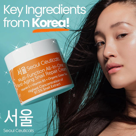 Korean 97.5% Snail Mucin Moisturizer Cream - Kenya - Kenya