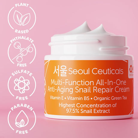 Korean 97.5% Snail Mucin Moisturizer Cream - Kenya - Kenya