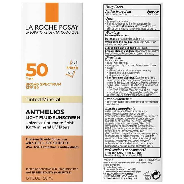 La Roche-Posay Anthelios Tinted Sunscreen For Face SPF 50
